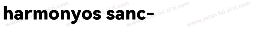 harmonyos sanc字体转换